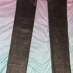 Black Glittery Pants